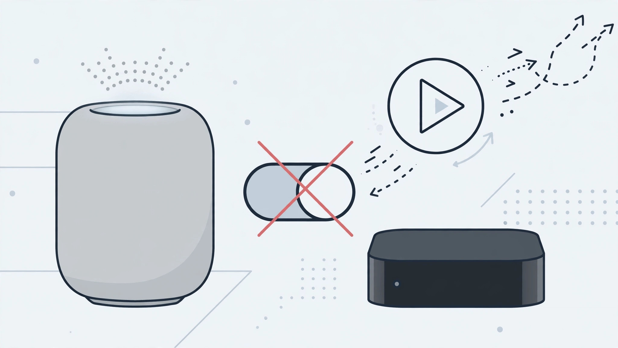 iPhone Settings showing AirPlay and Handoff options for autoplay handoff tutorial
