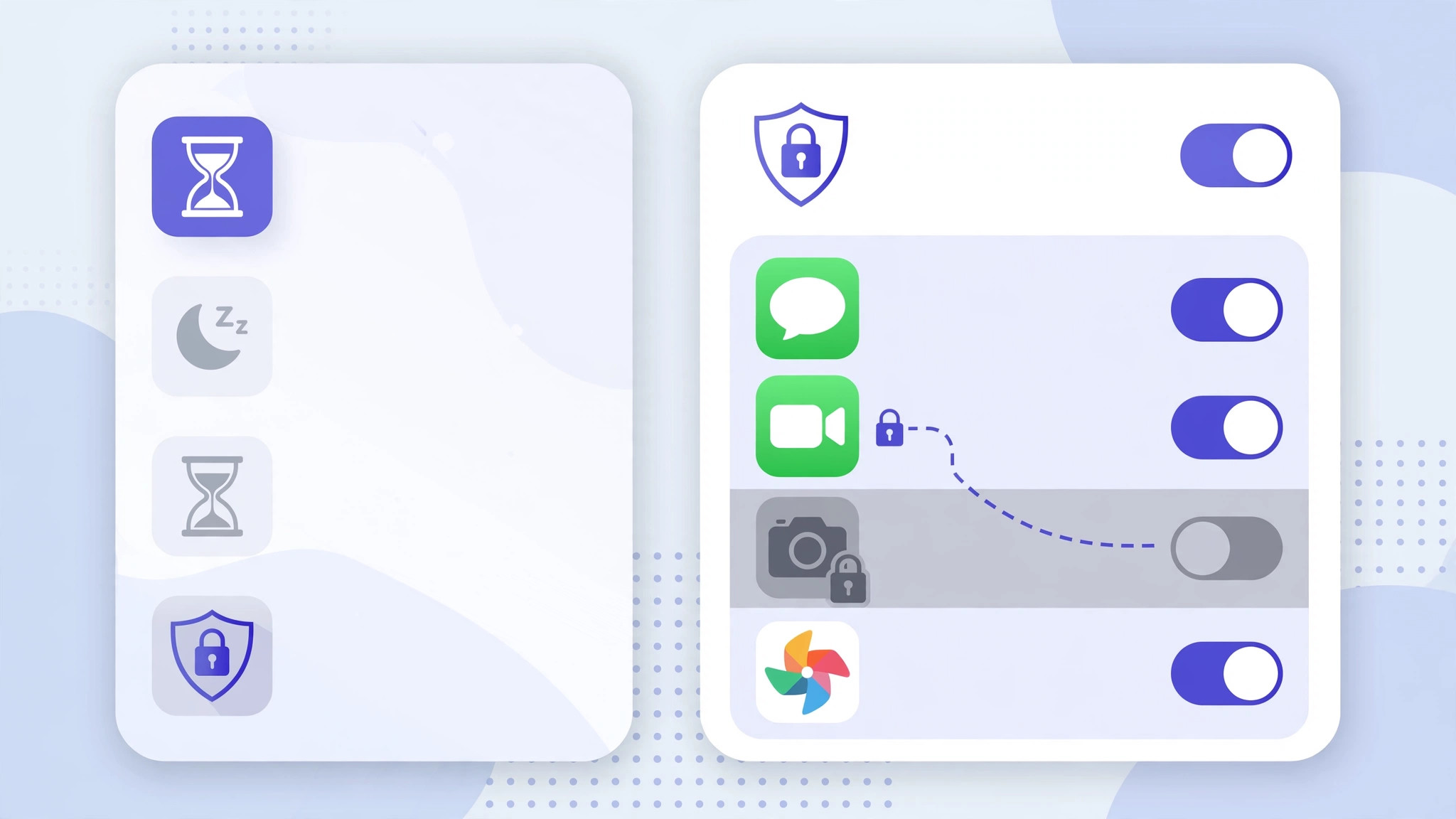 iPhone Settings Camera screen showing the Lock Screen Swipe to Open Camera toggle