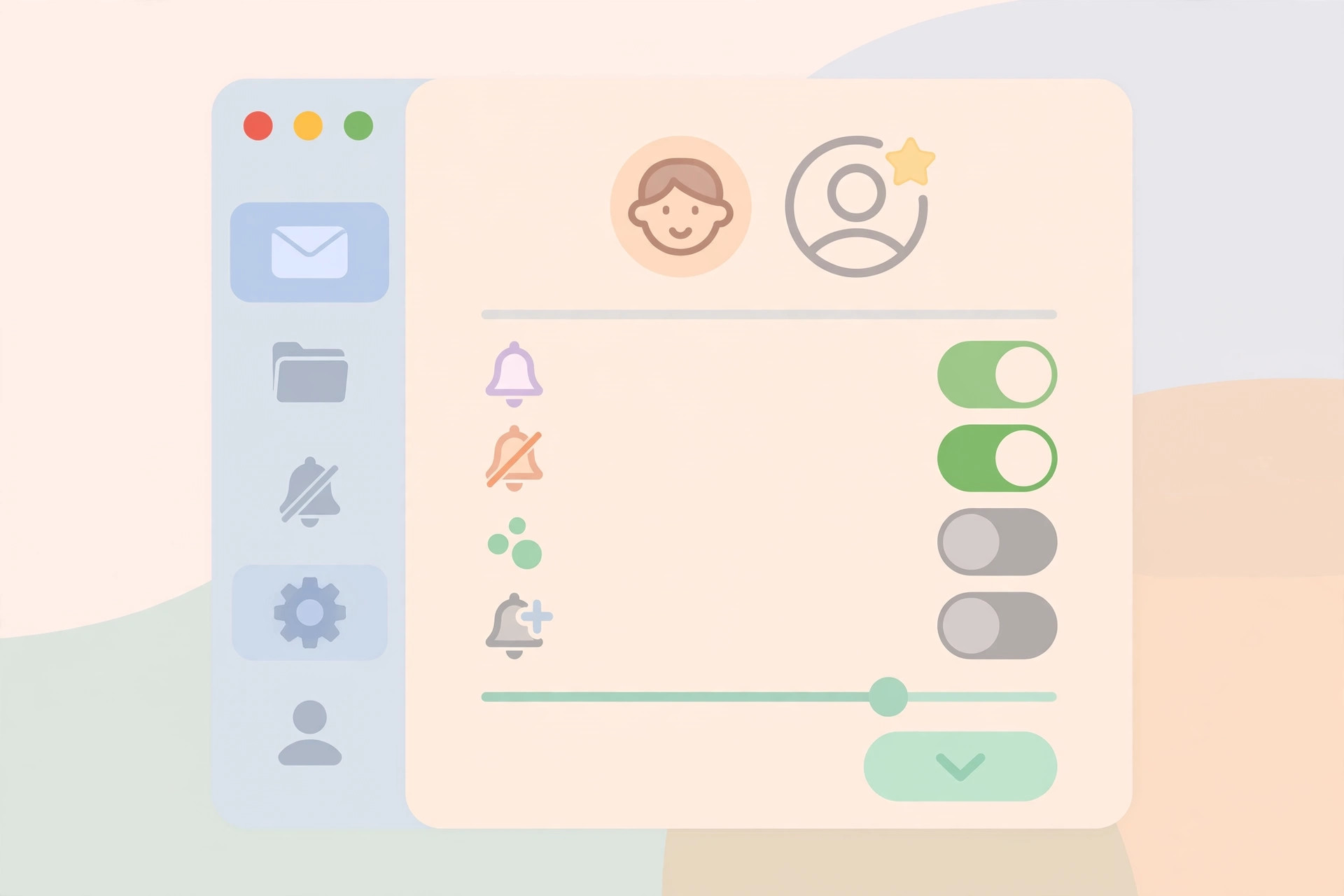Right-click context menu in macOS Mail showing the Mute Notifications option for a selected email thread