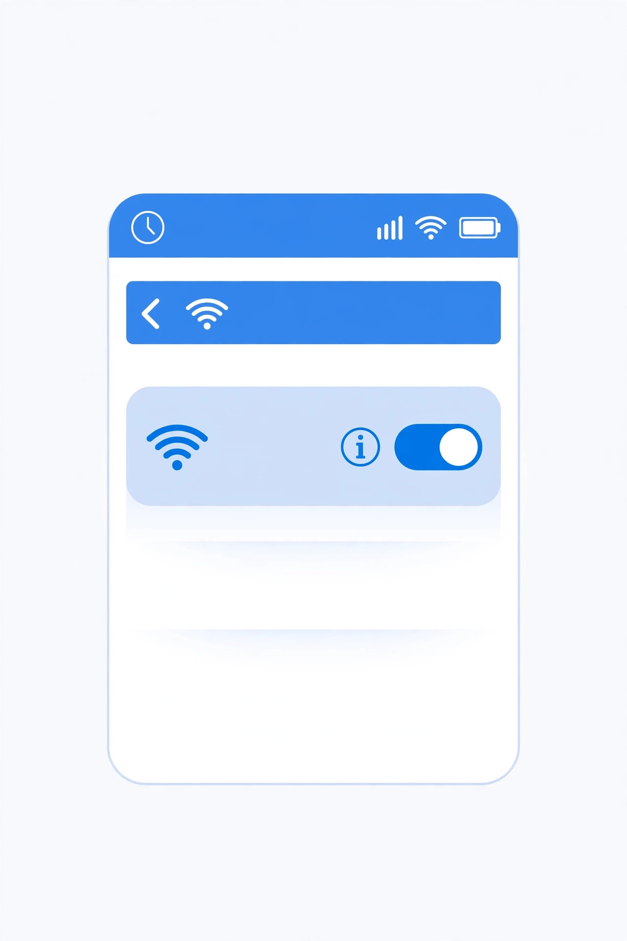 Private Wi-Fi Address toggle in iPhone network settings