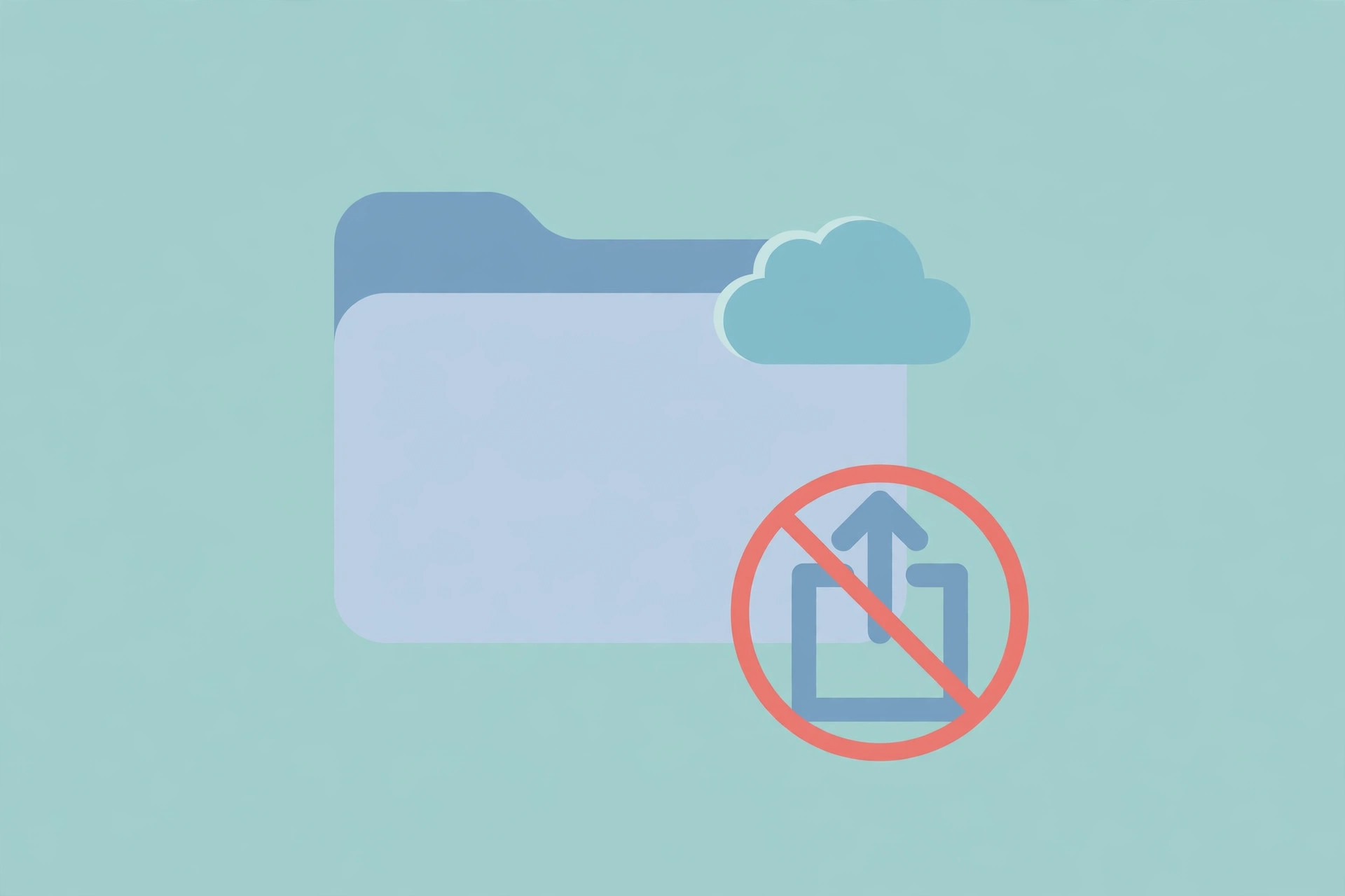 iPhone Files app long-press menu on an iCloud Drive folder with the Share option visible