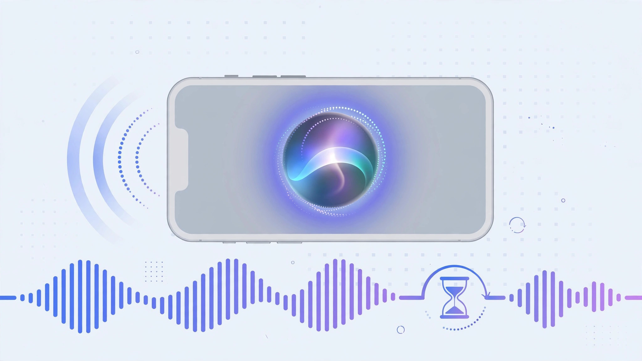 Siri Pause Time setting under Accessibility on iPhone, set to Longest