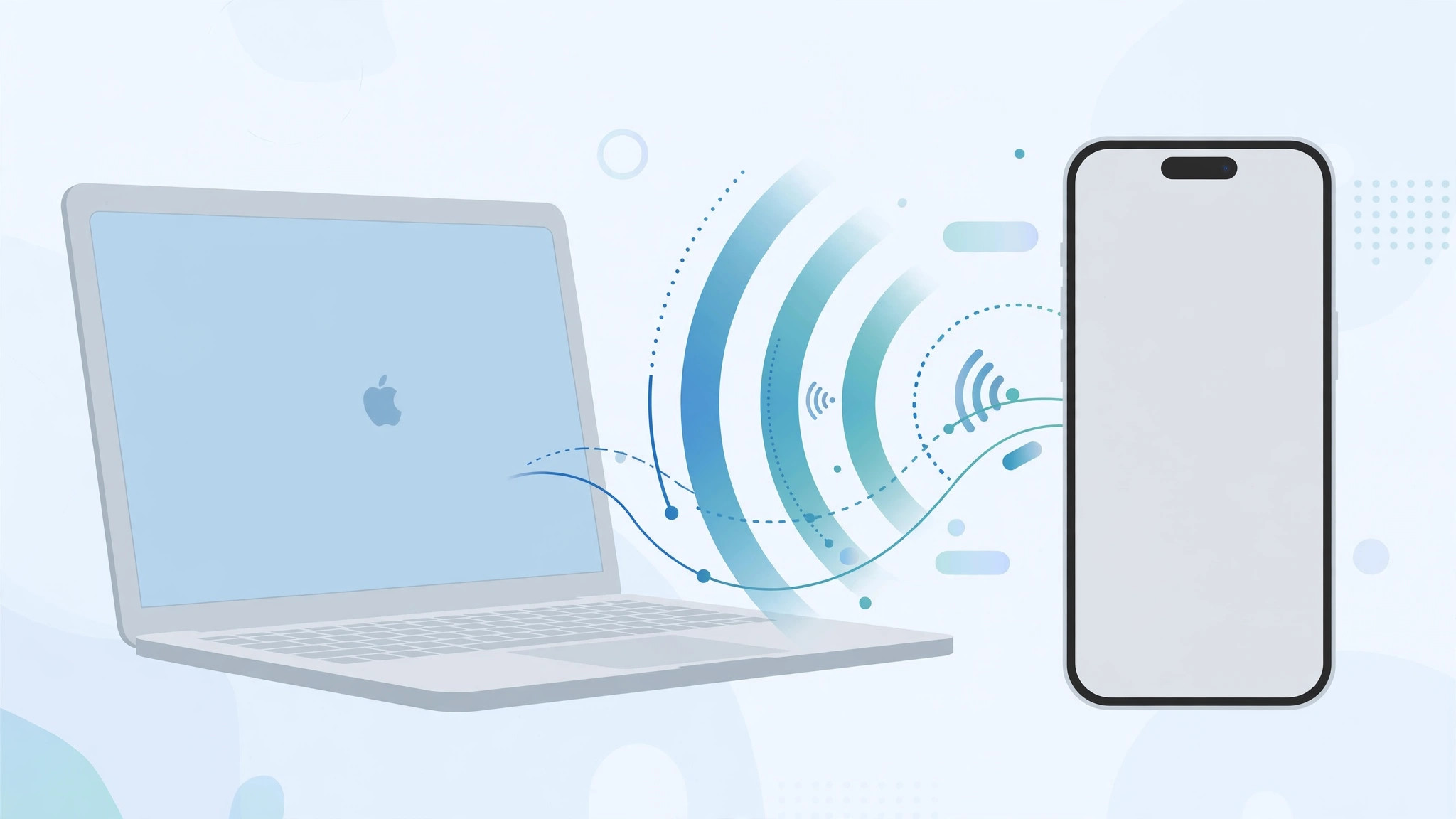 Mac System Settings showing automatic iPhone hotspot connection setup