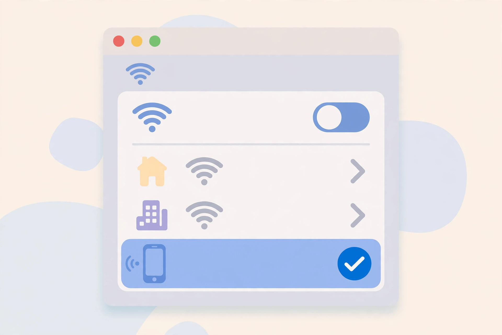 Mac System Settings Wi-Fi page with the Ask to join hotspots option set to Automatic