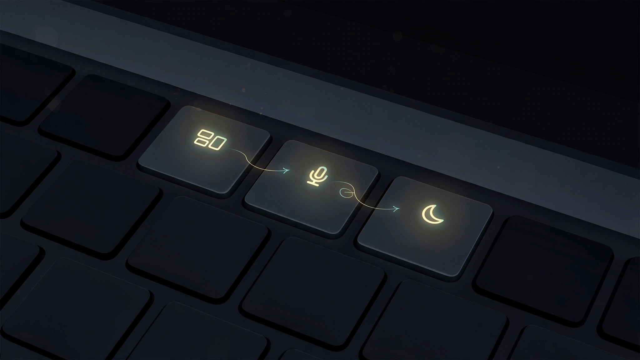 Control Center on a Mac showing the Keyboard Brightness slider used to adjust backlit keys