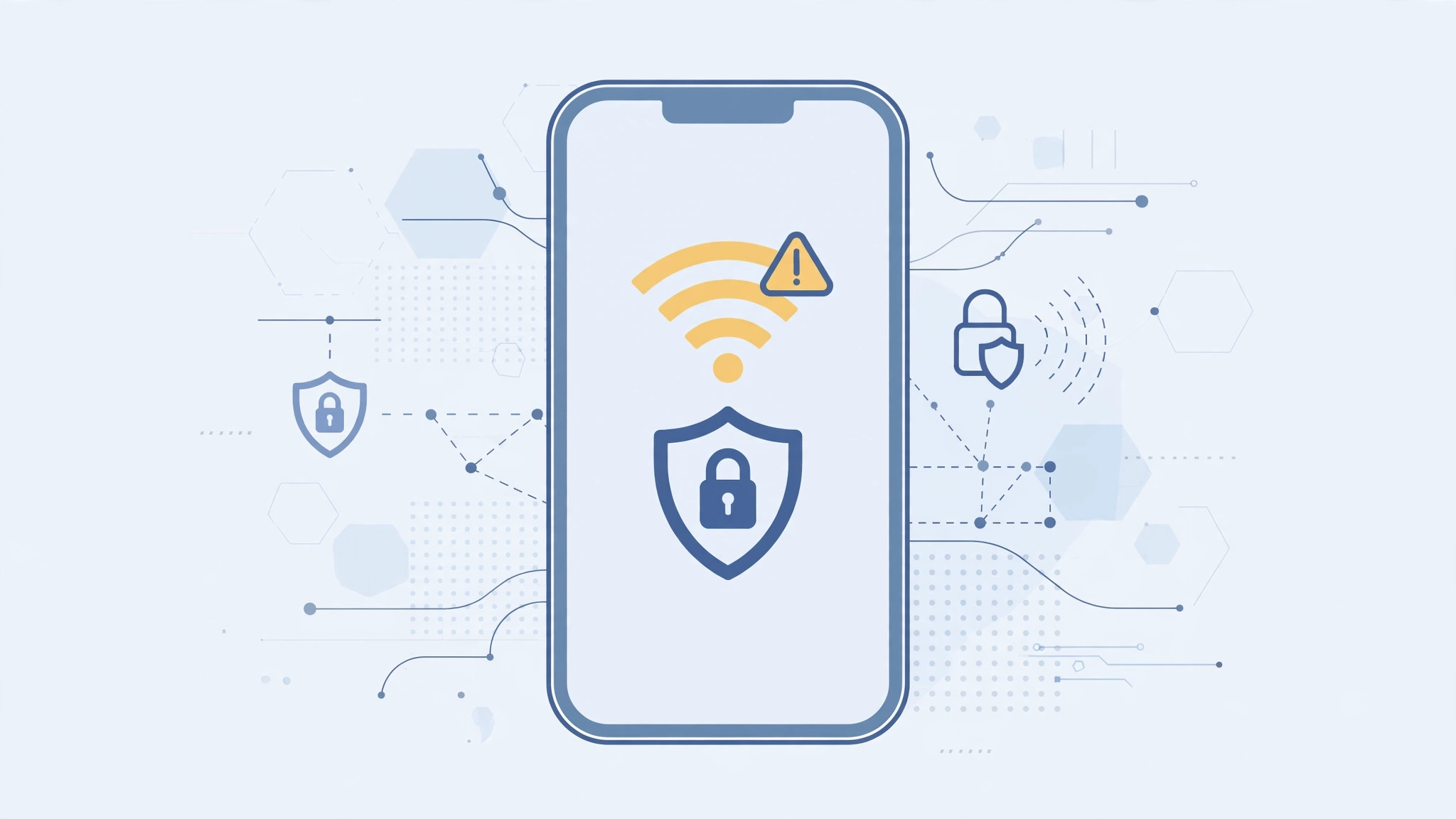 iPhone showing Weak Security warning under a Wi-Fi network