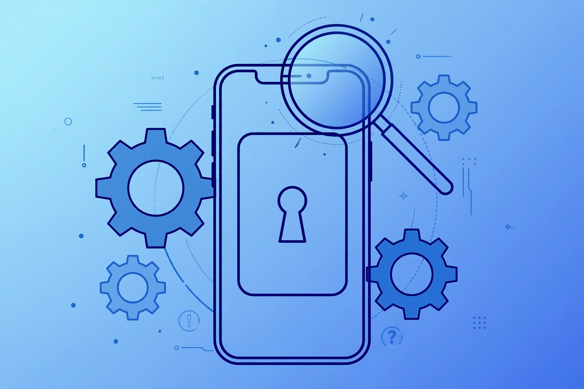 Illustration of iPhone password autofill settings