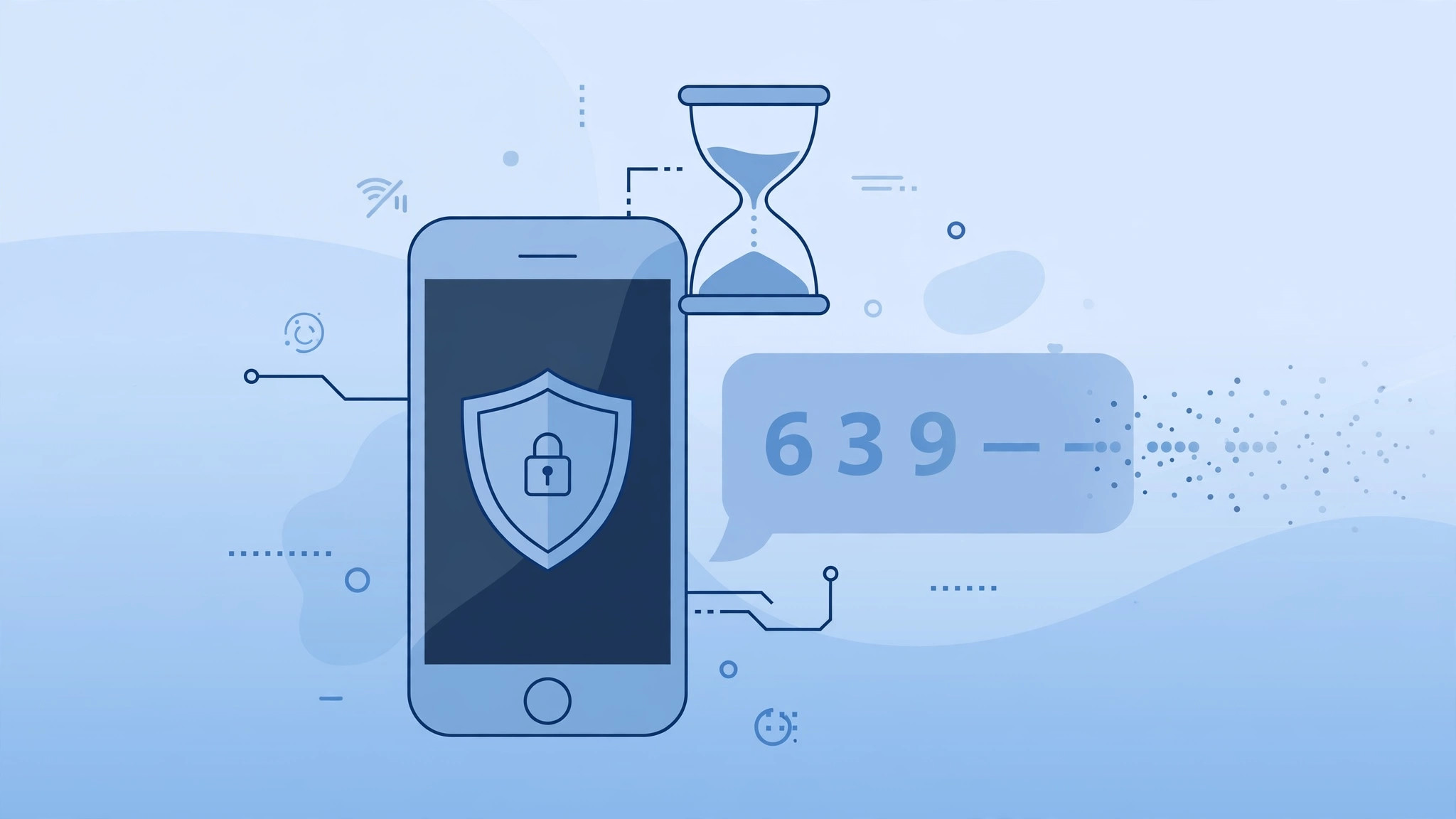 iPhone showing an Apple ID two-factor verification code prompt