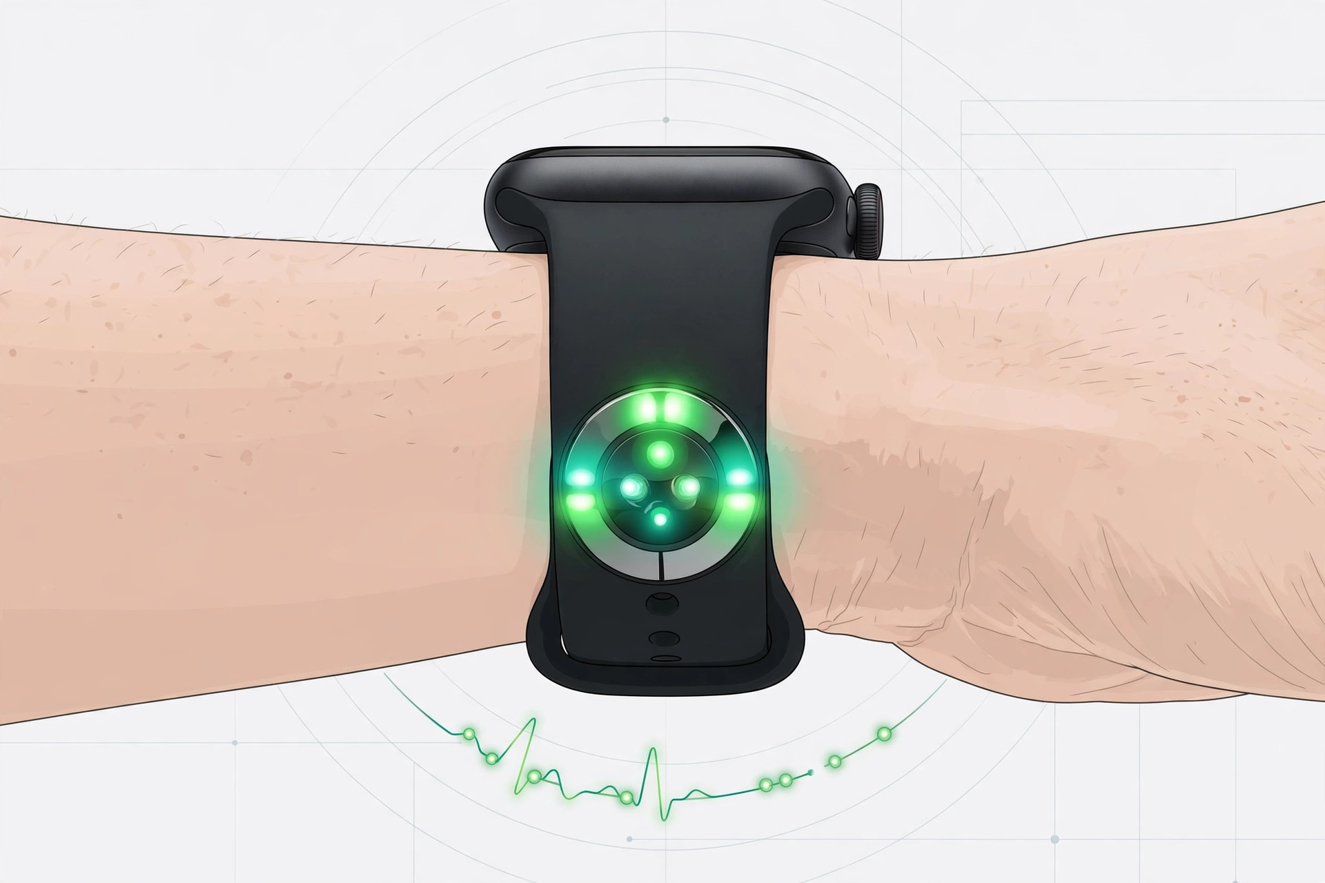 Apple Watch heart rate sensor and iPhone health settings used to improve reading accuracy
