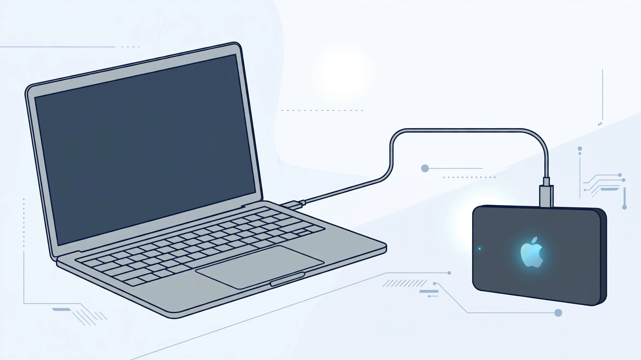 Mac connected to an external SSD that macOS refuses to install on
