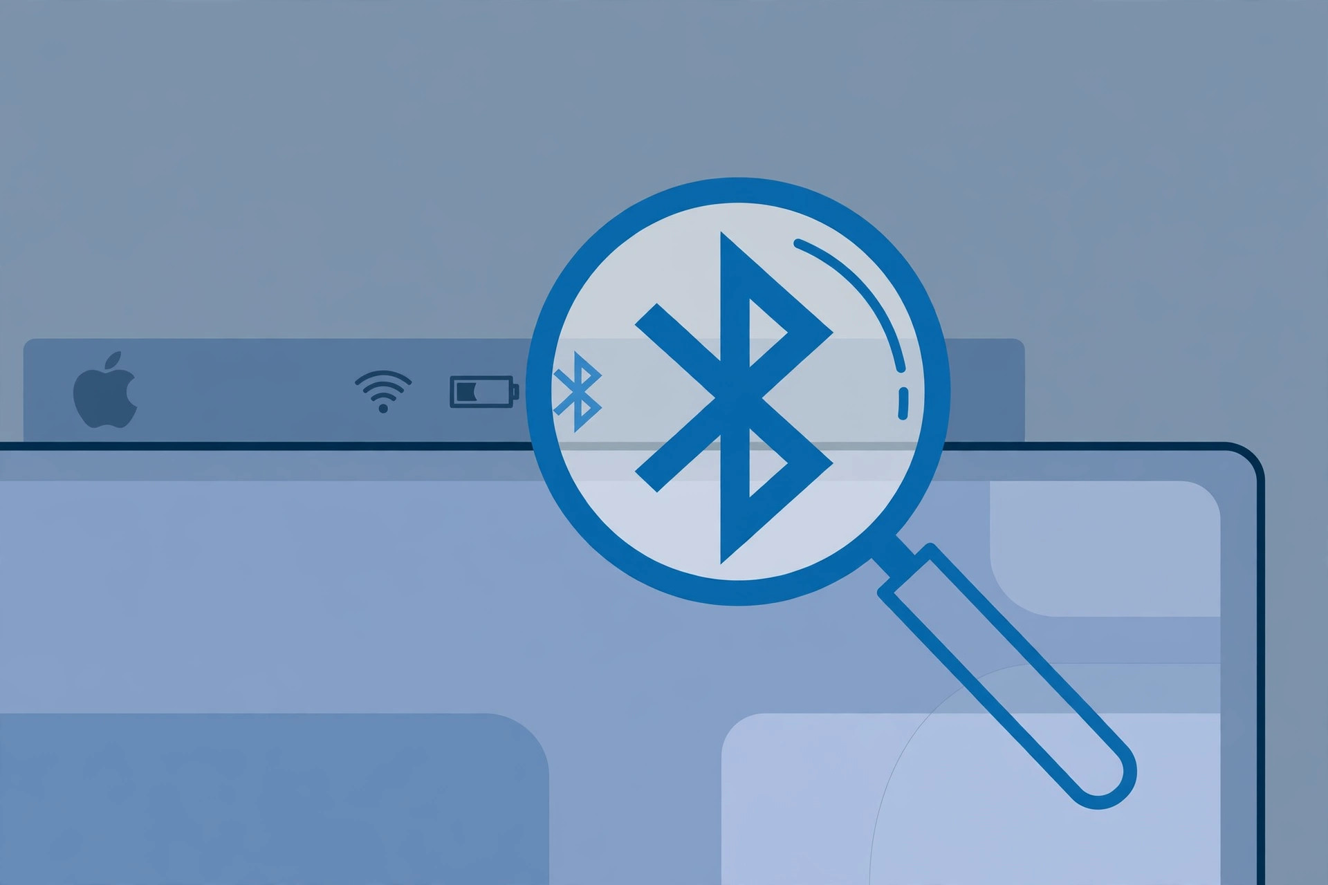 Mac menu bar Bluetooth icon with the extended Shift+Option menu showing the Reset the Bluetooth module option