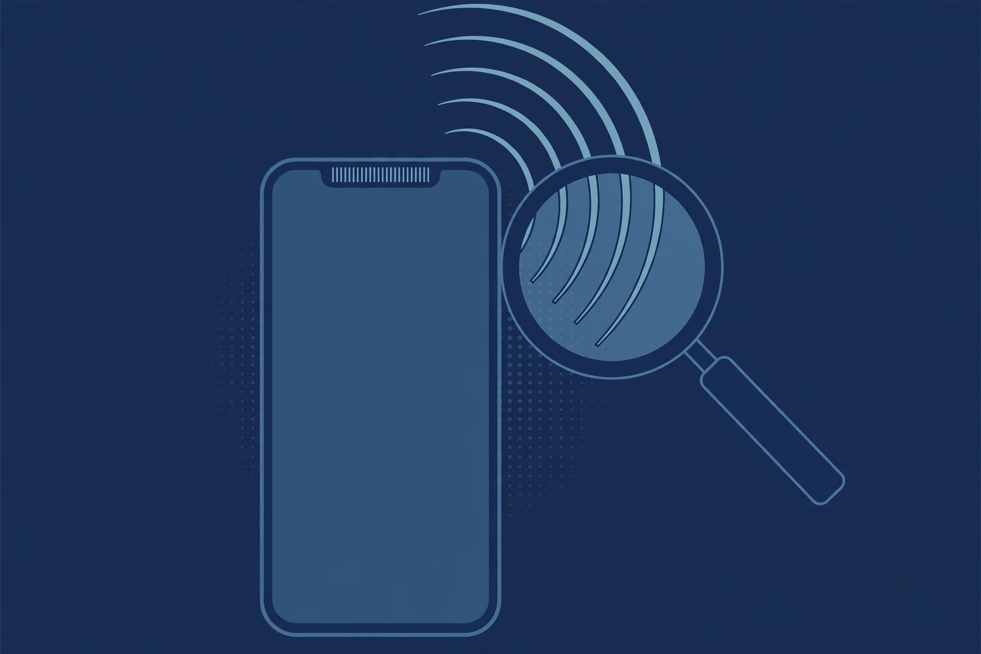 iPhone speaker and microphone areas to check for strange sounds
