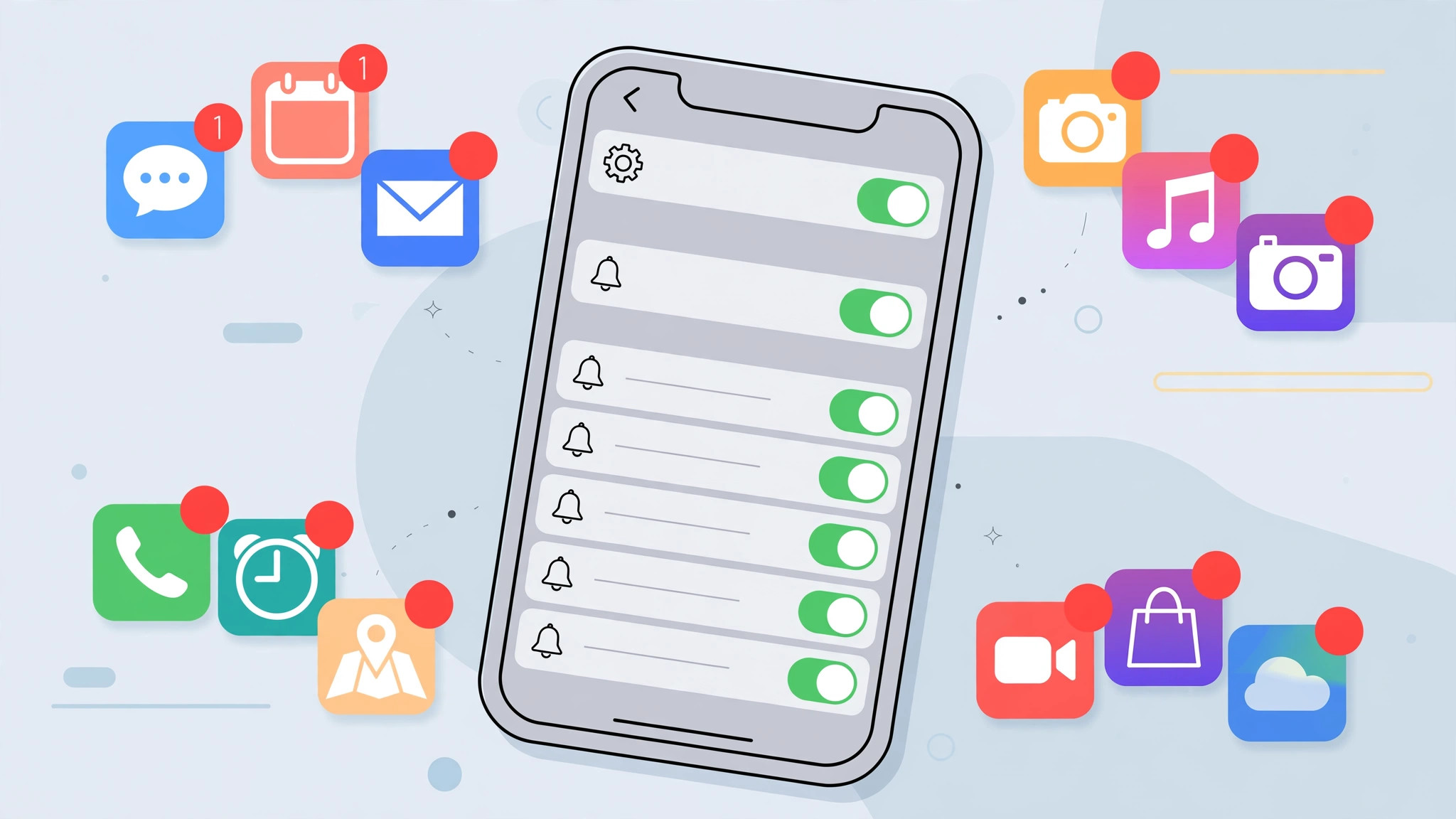 iPhone notification settings for the Lock Screen