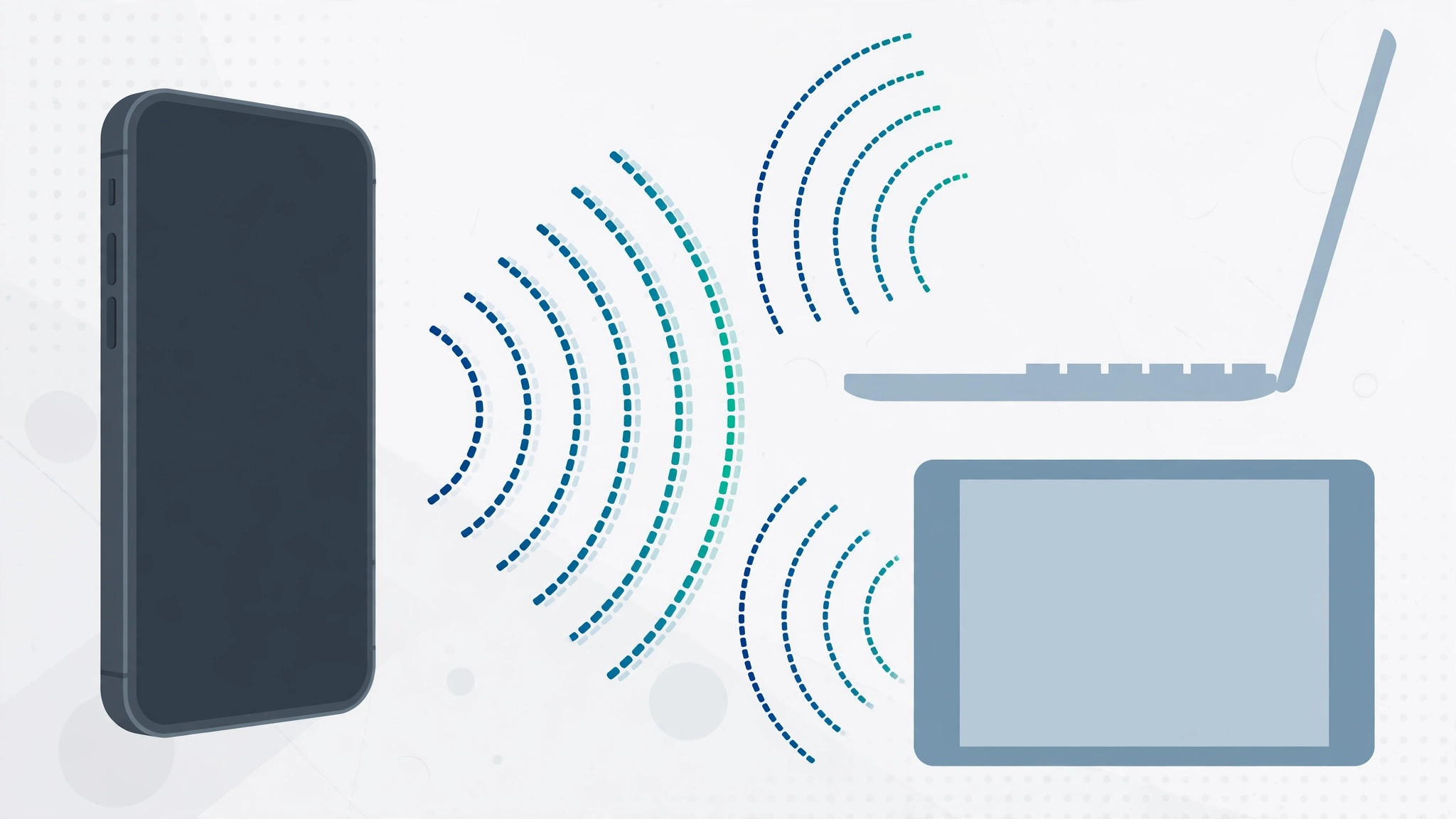 iPhone sharing its LTE connection as a Personal Hotspot
