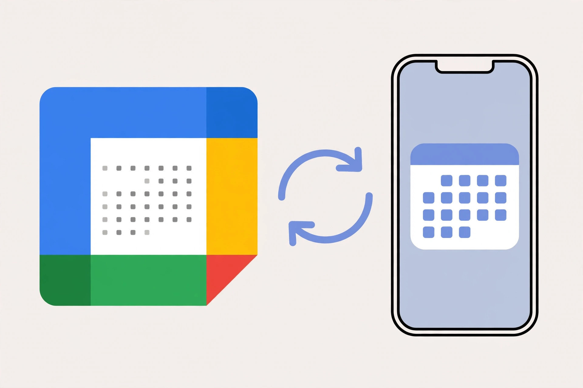 adding a Google account for calendars on iPhone