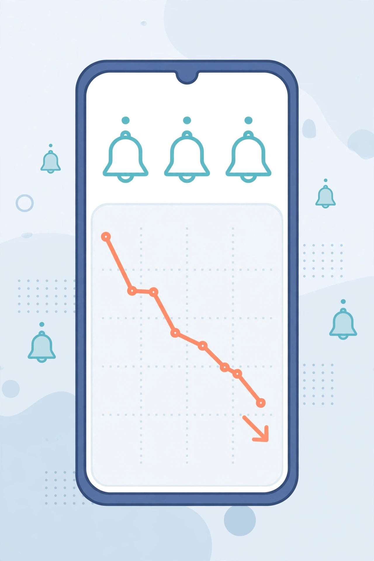 Tracking App Store price drops on iPhone with price-alert notifications and a price comparison chart