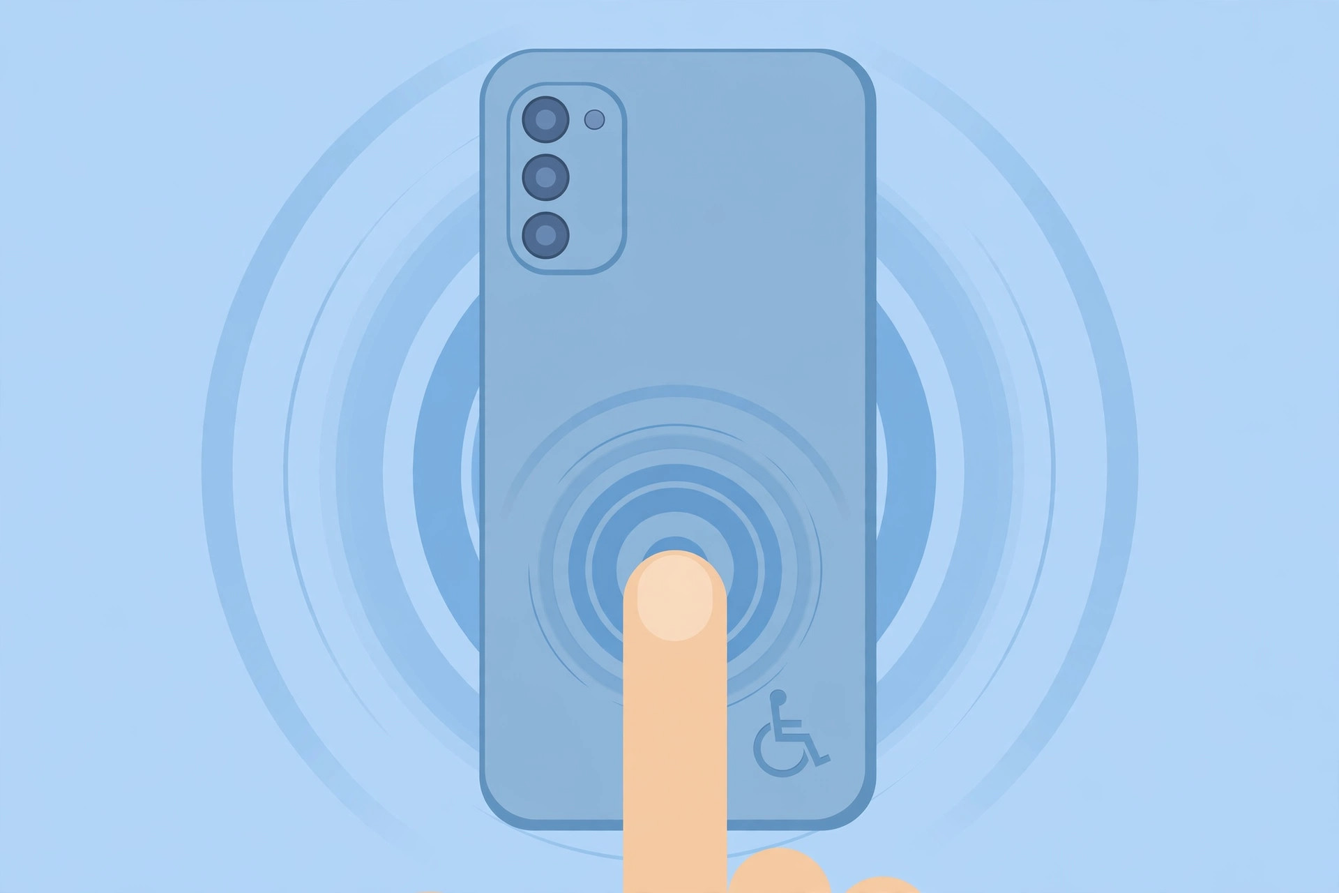 iPhone Accessibility settings showing the Back Tap screen with the Show Banner toggle