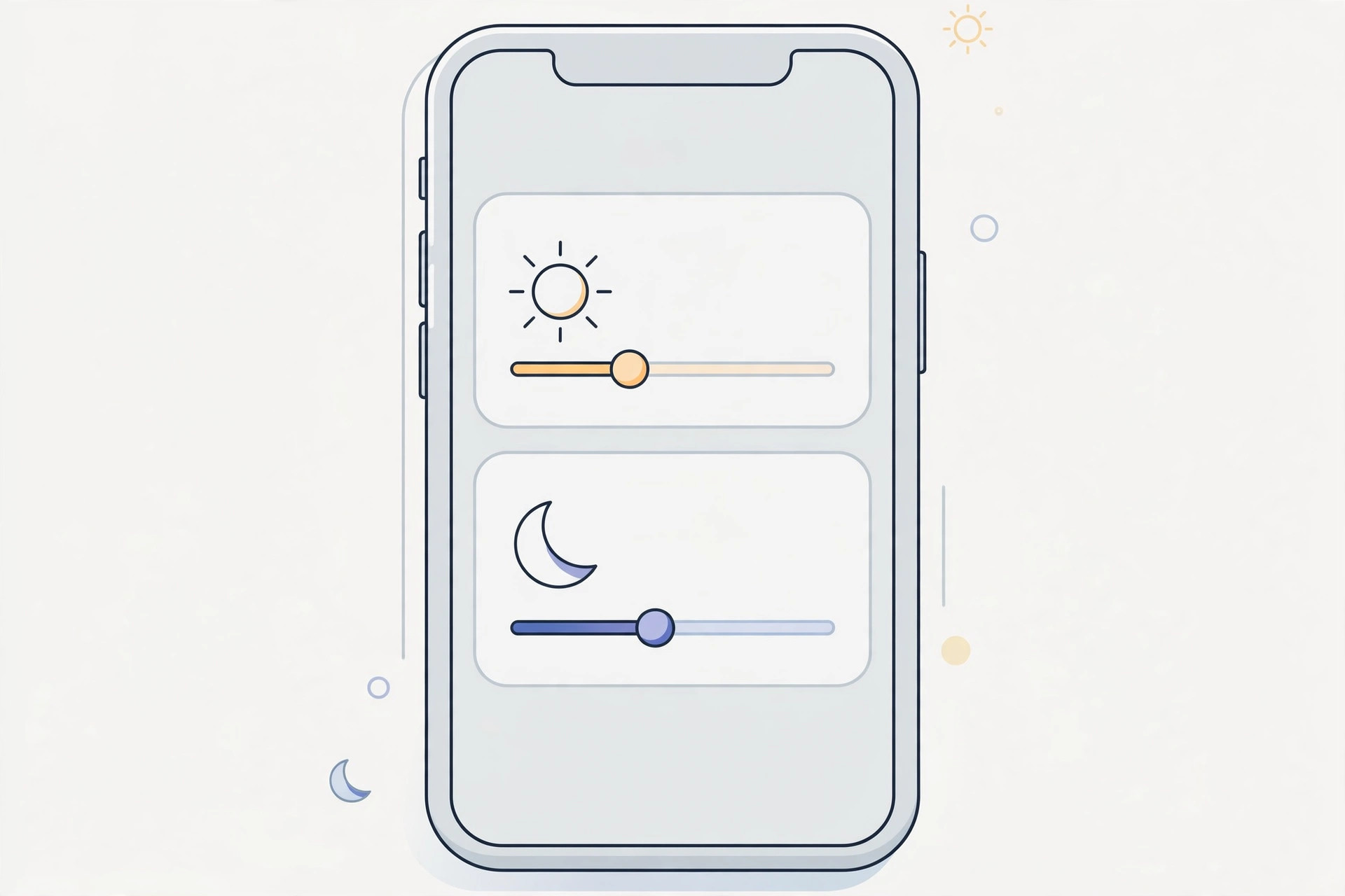 iPhone auto-lock display settings with video playback on screen