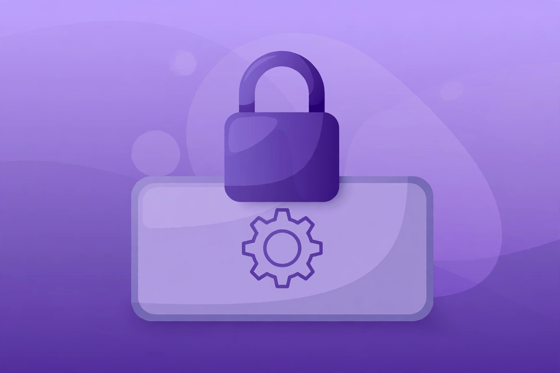 iPhone Settings screen showing a greyed-out option that cannot be changed, with a lock symbol overlay