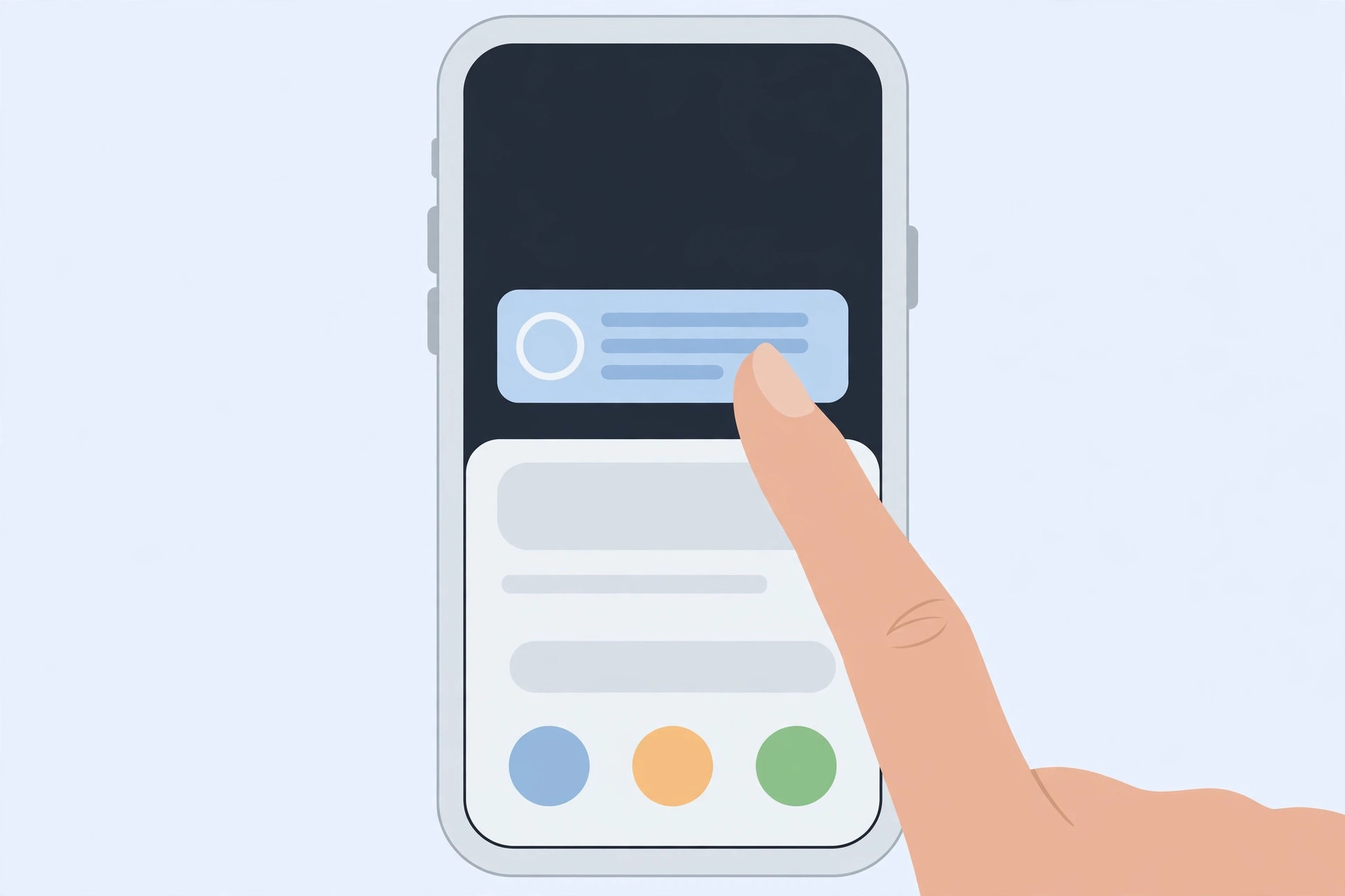 Reachability lowering the iPhone X screen to bring notifications within thumb's reach