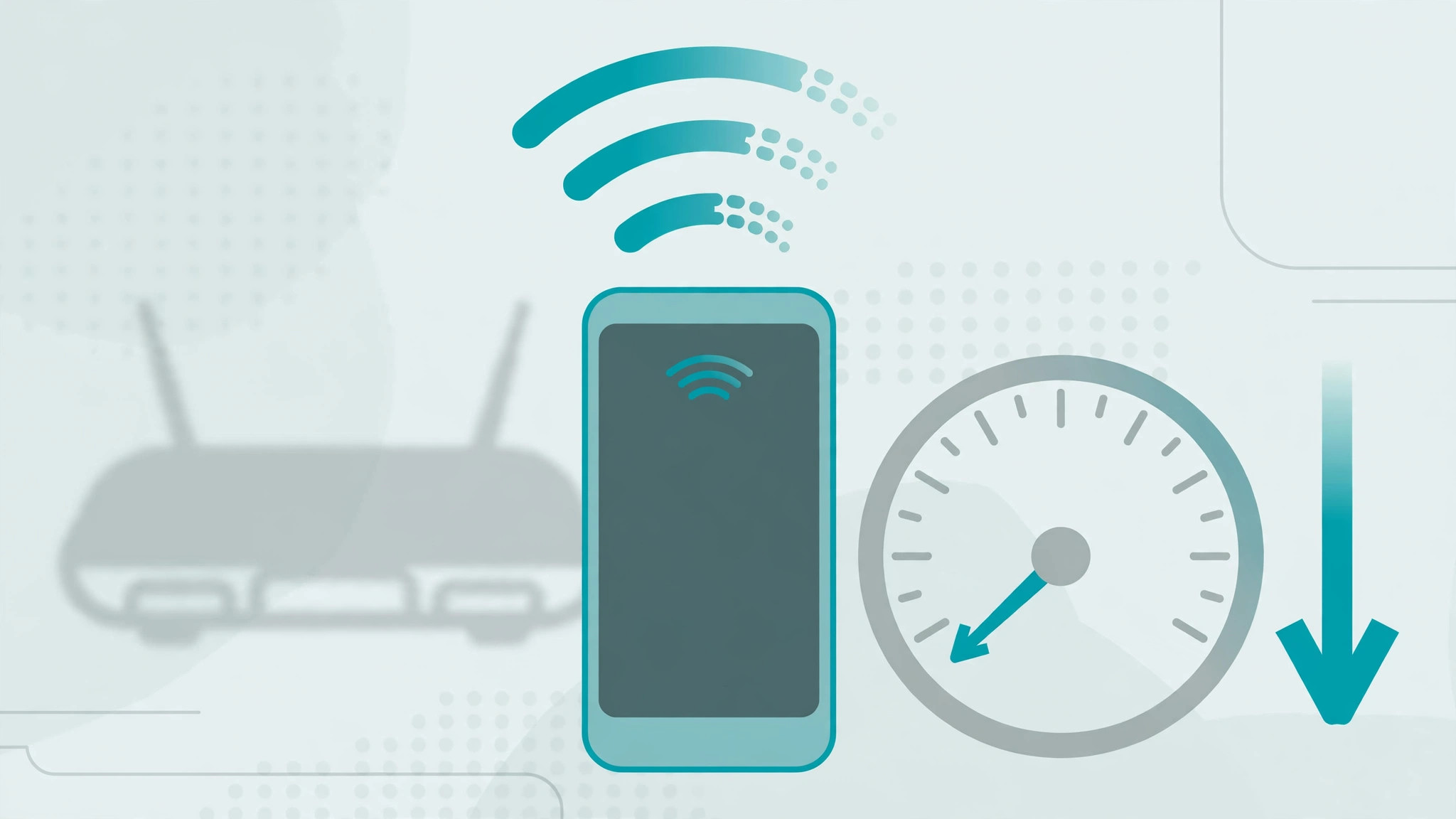 iPhone Wi-Fi speed dropping for no reason illustration