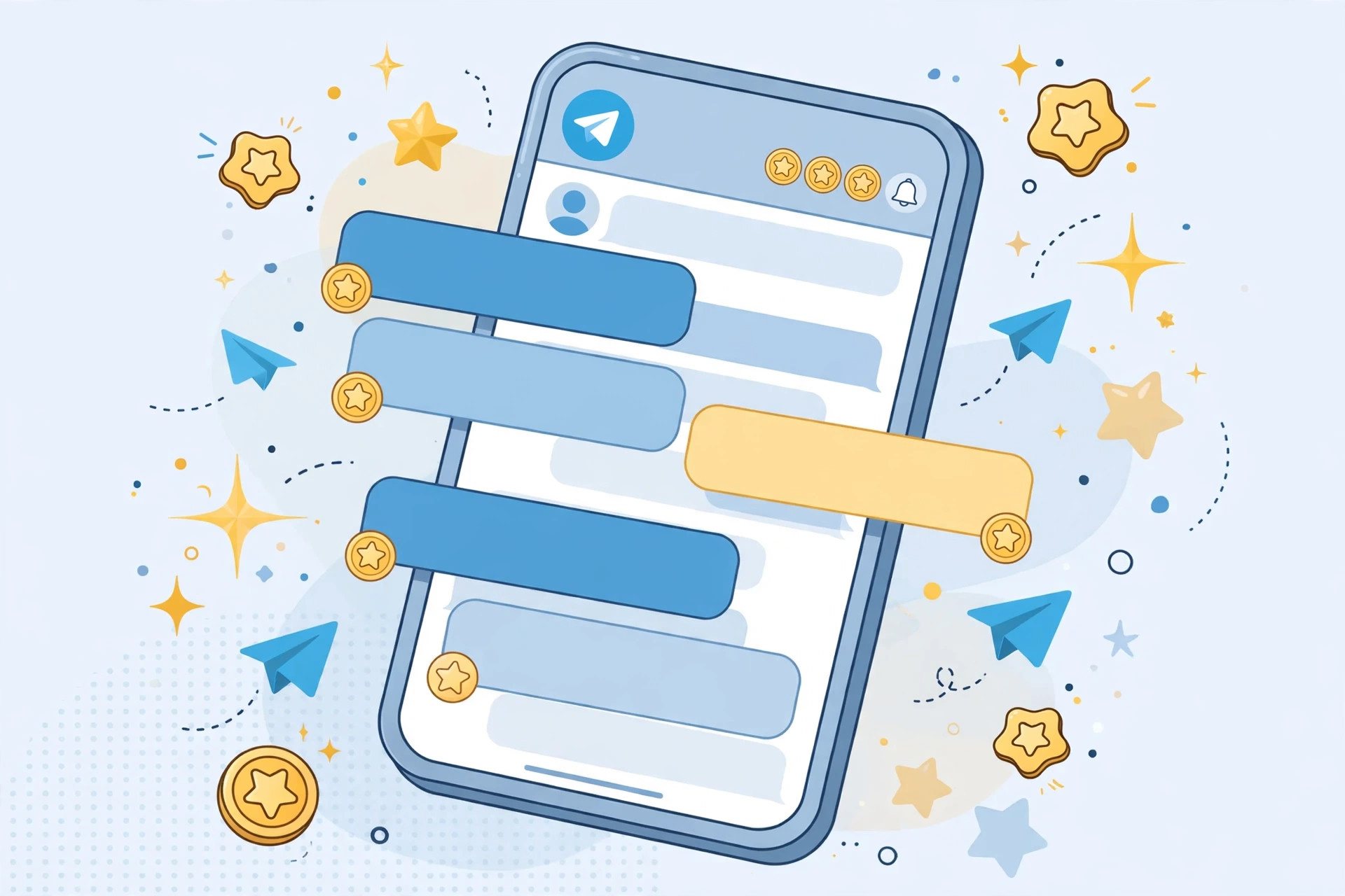 Telegram settings screen showing the Messages for Stars option for paid incoming messages