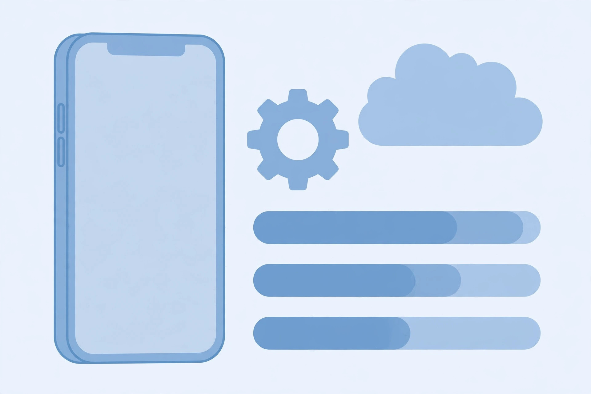 iPhone iCloud storage screen showing WhatsApp data stored in both backup and documents