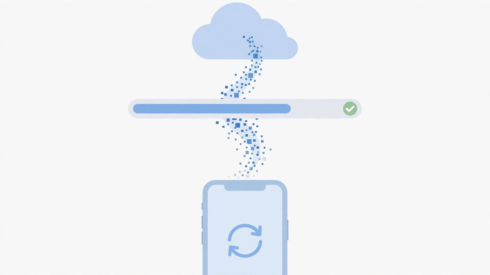 iPhone screen showing an iCloud backup error message