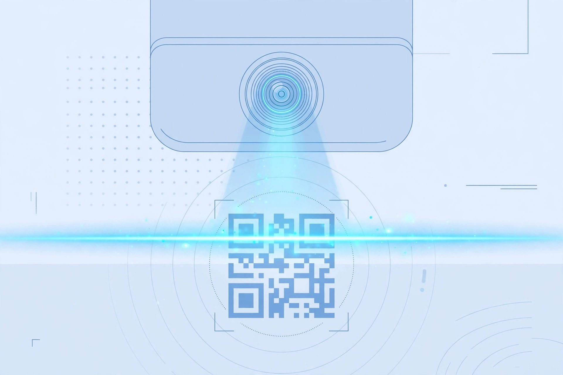 iPhone Control Center with the Code Scanner control highlighted for quick QR code scanning