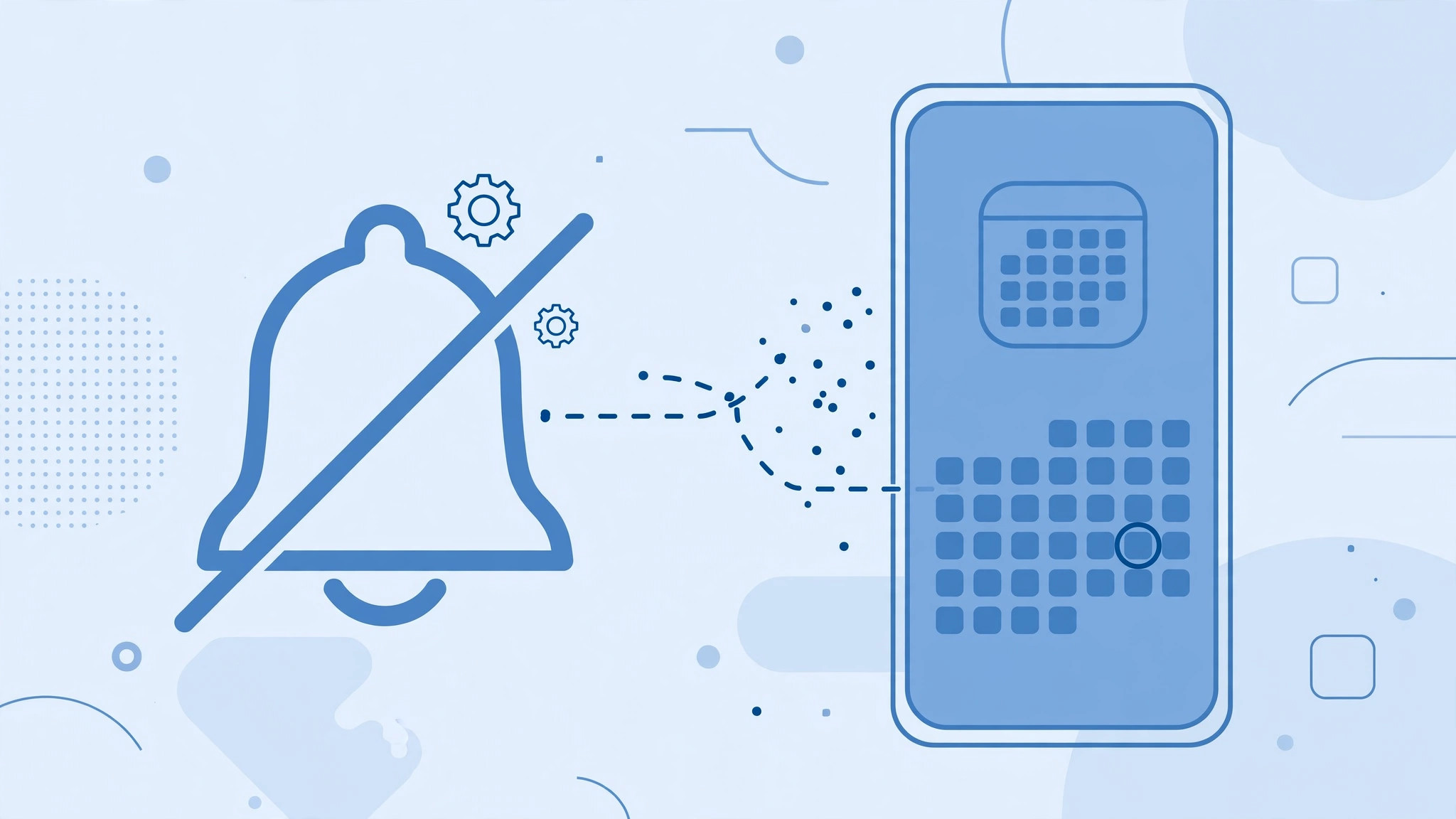 iPhone calendar app with notification alert enabled for upcoming events