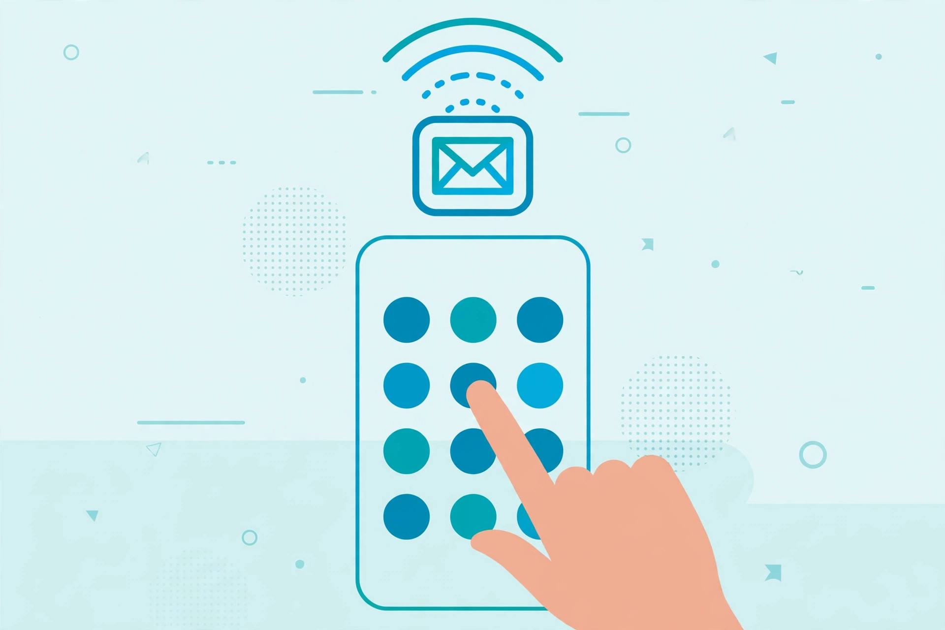 iPhone Phone app dialer with a secret SMS center code entered