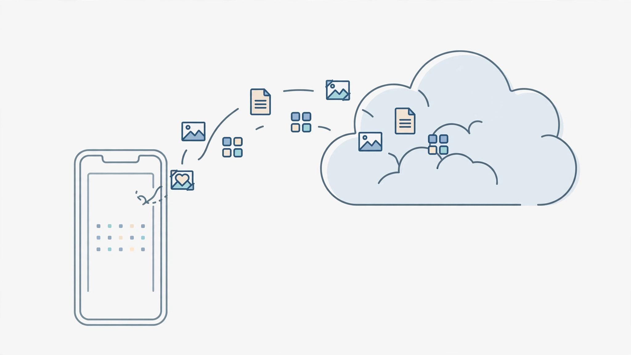 iCloud Backup settings on iPhone showing backup size details