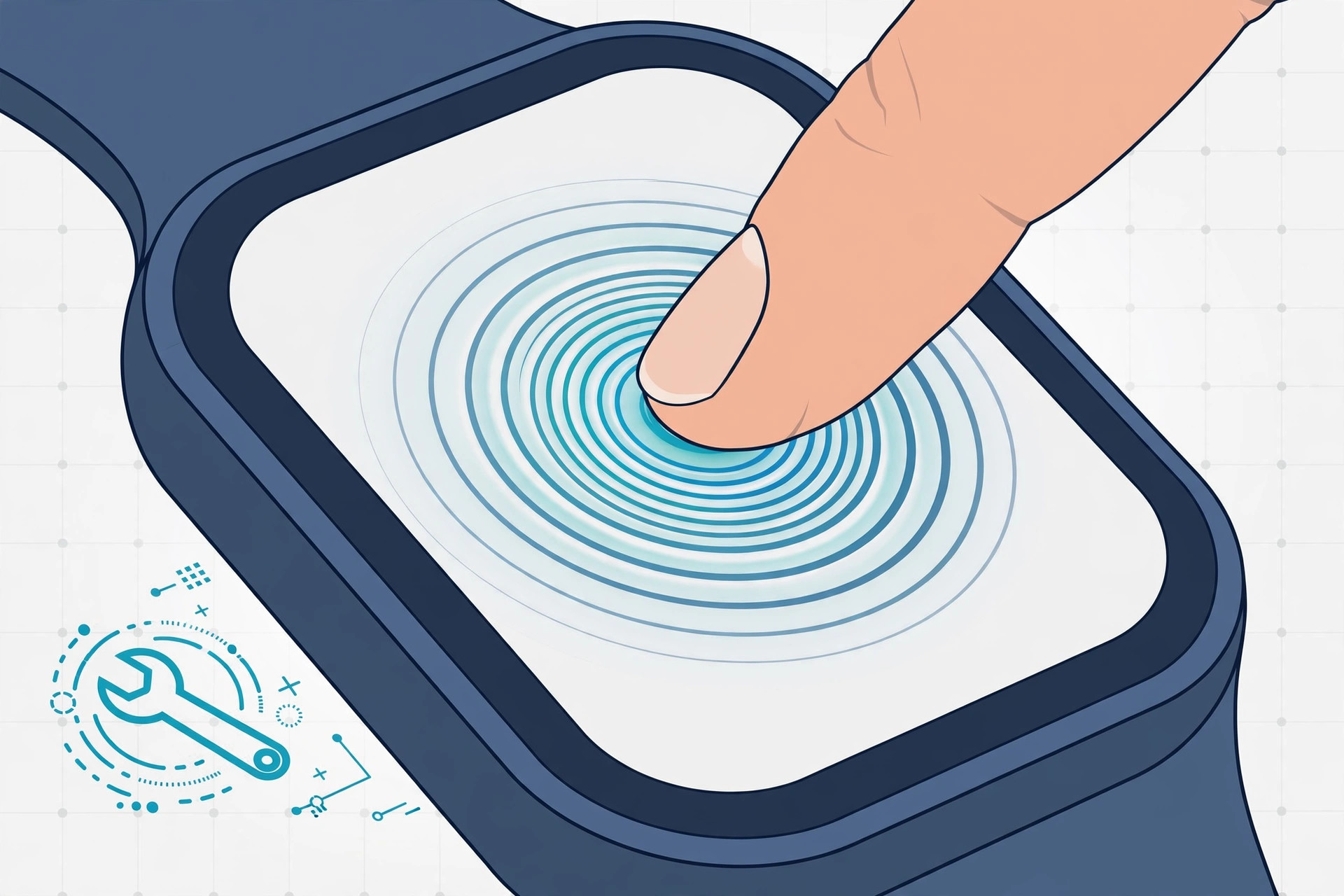 Apple Watch settings screen showing force touch and display options