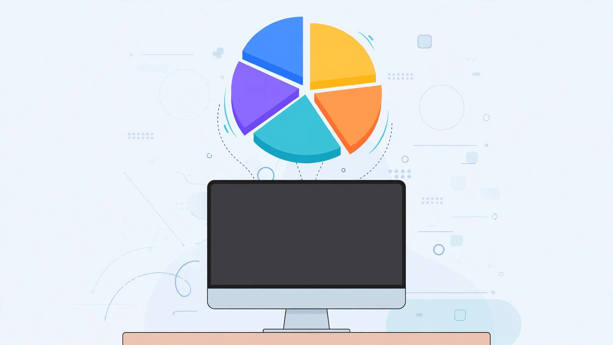 Mac storage categories shown as a colorful disk usage chart