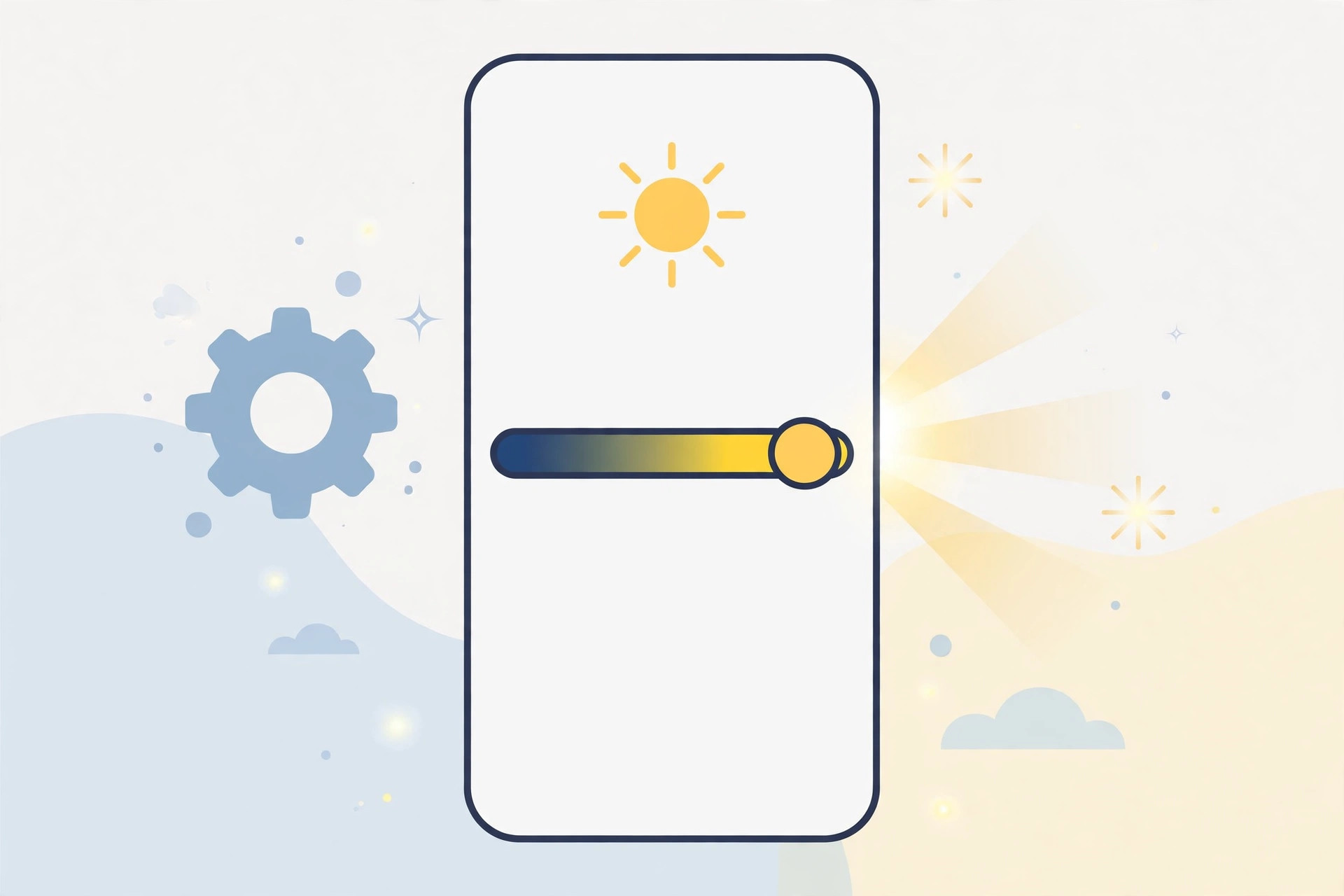 iPhone display settings being adjusted to stop the screen from dimming during video playback