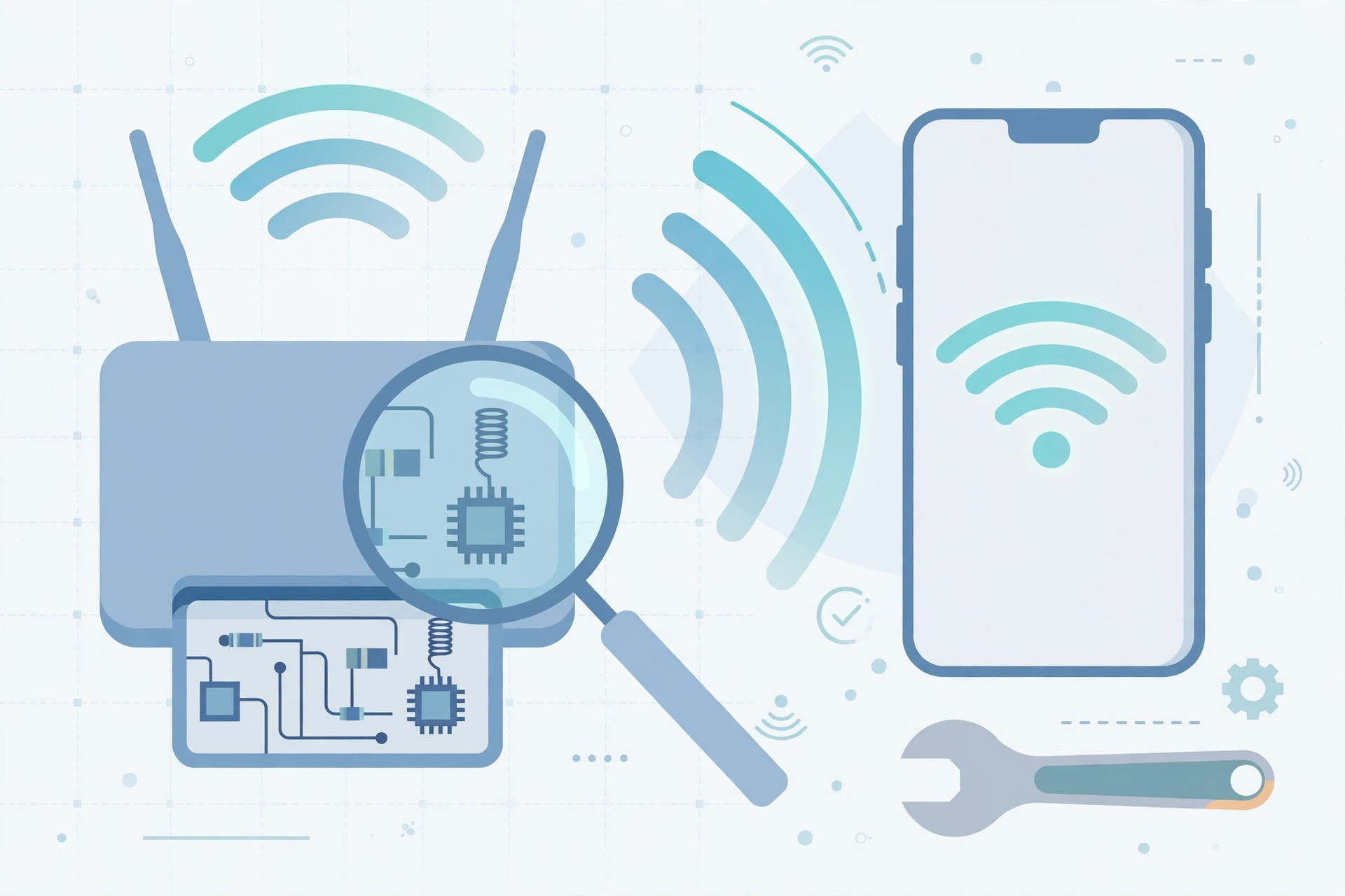 iPhone Wi-Fi settings screen showing a home network that fails to connect