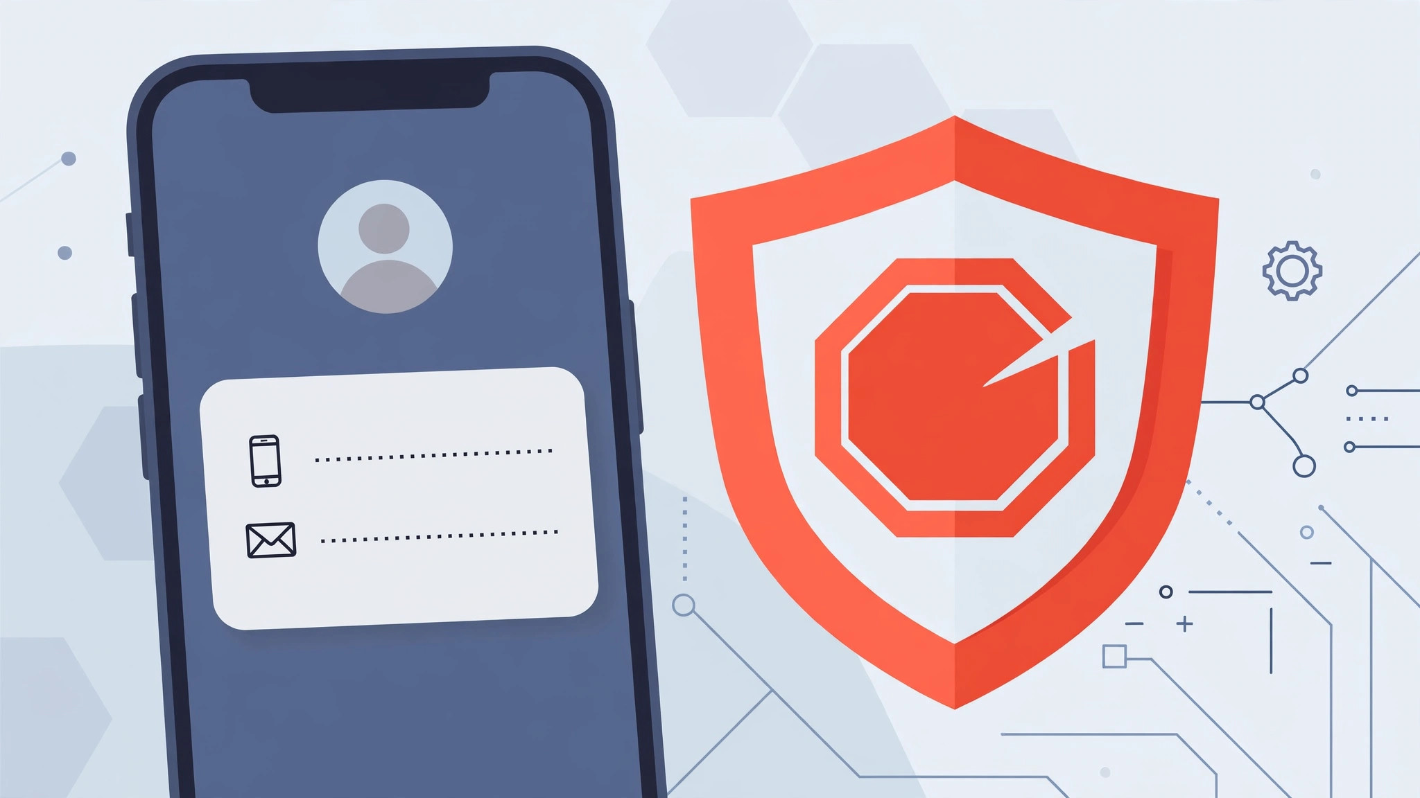 iPhone contact with a red blocked badge showing a blocked contact in iOS