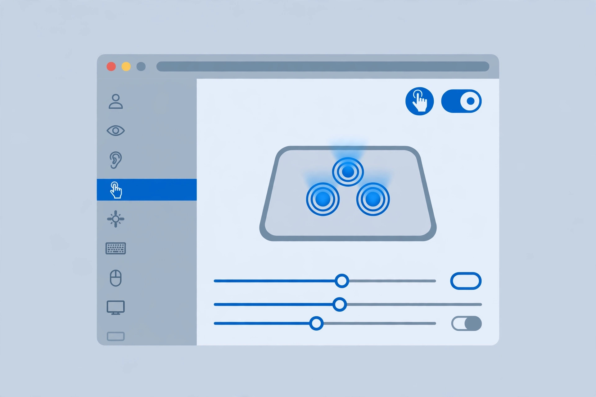 macOS Accessibility settings showing the Trackpad Options dialog with Enable dragging turned on