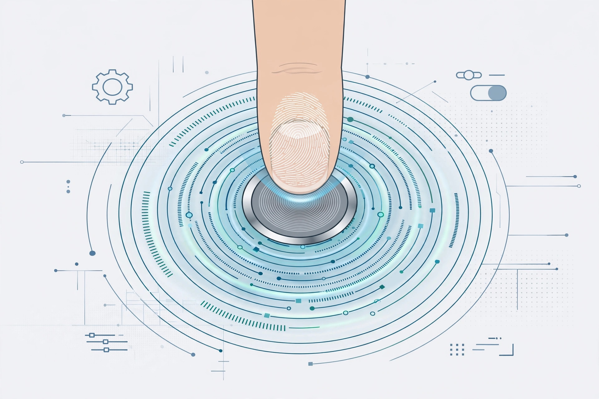 iPhone Settings screen showing the Touch ID and Passcode fingerprint enrollment options